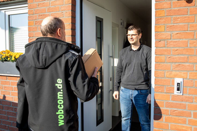 Glasfaseranschlüsse durch die WOBCOM