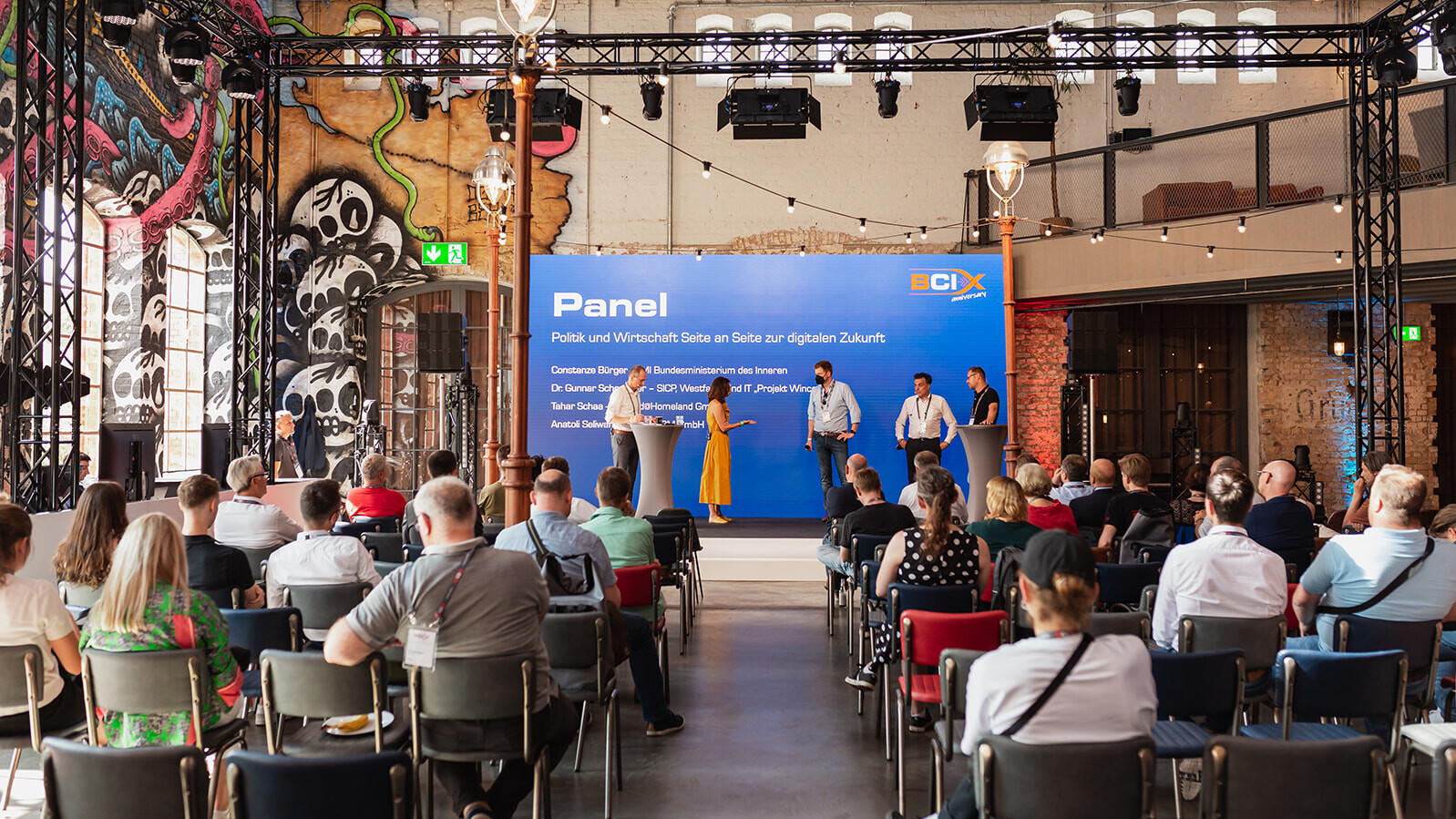 Paneldiskussion auf dem BCIX-Jubiläum in Berlin