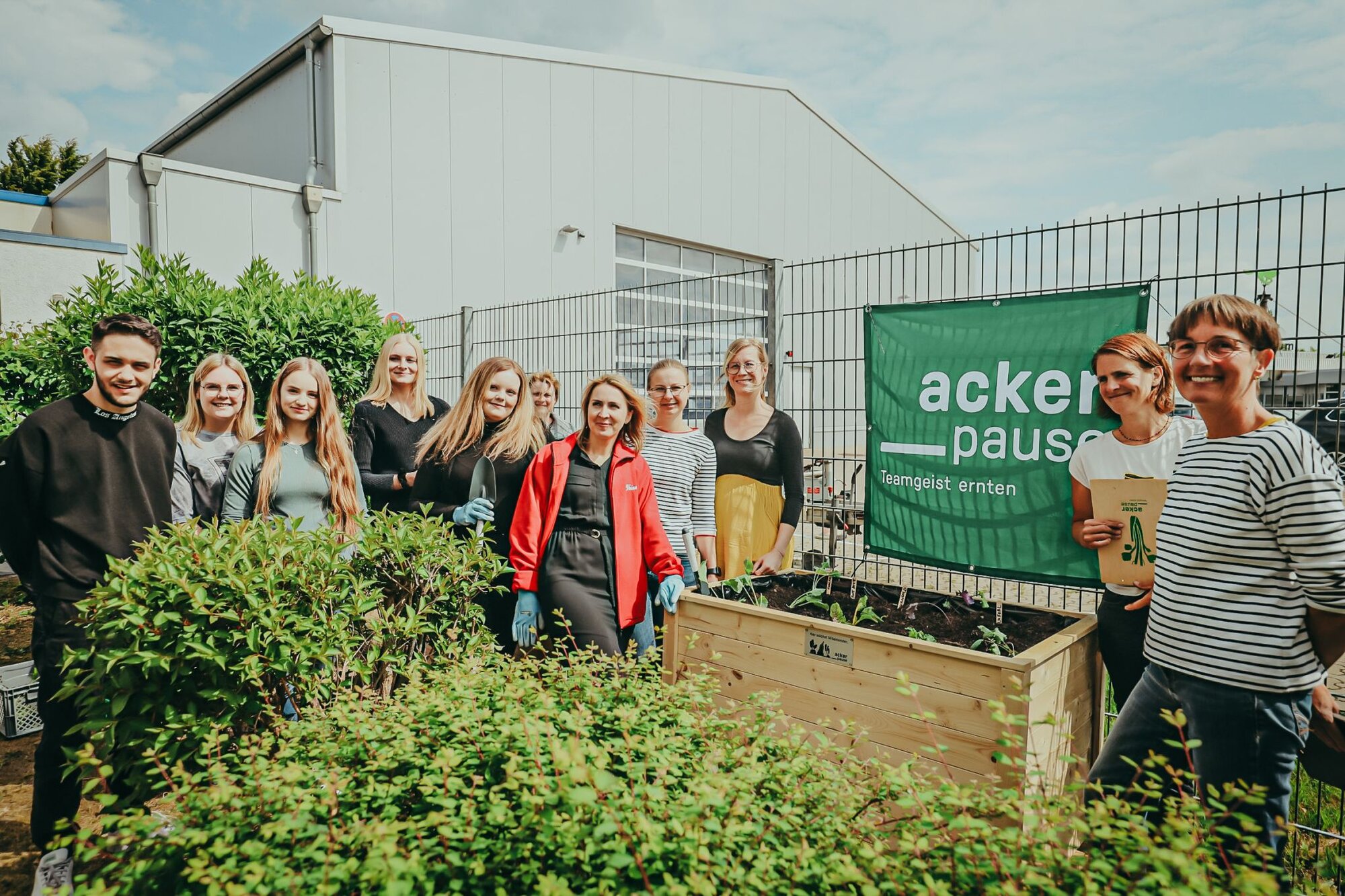 Office Gardening: Ackerpause-Projekt bei der Thieme