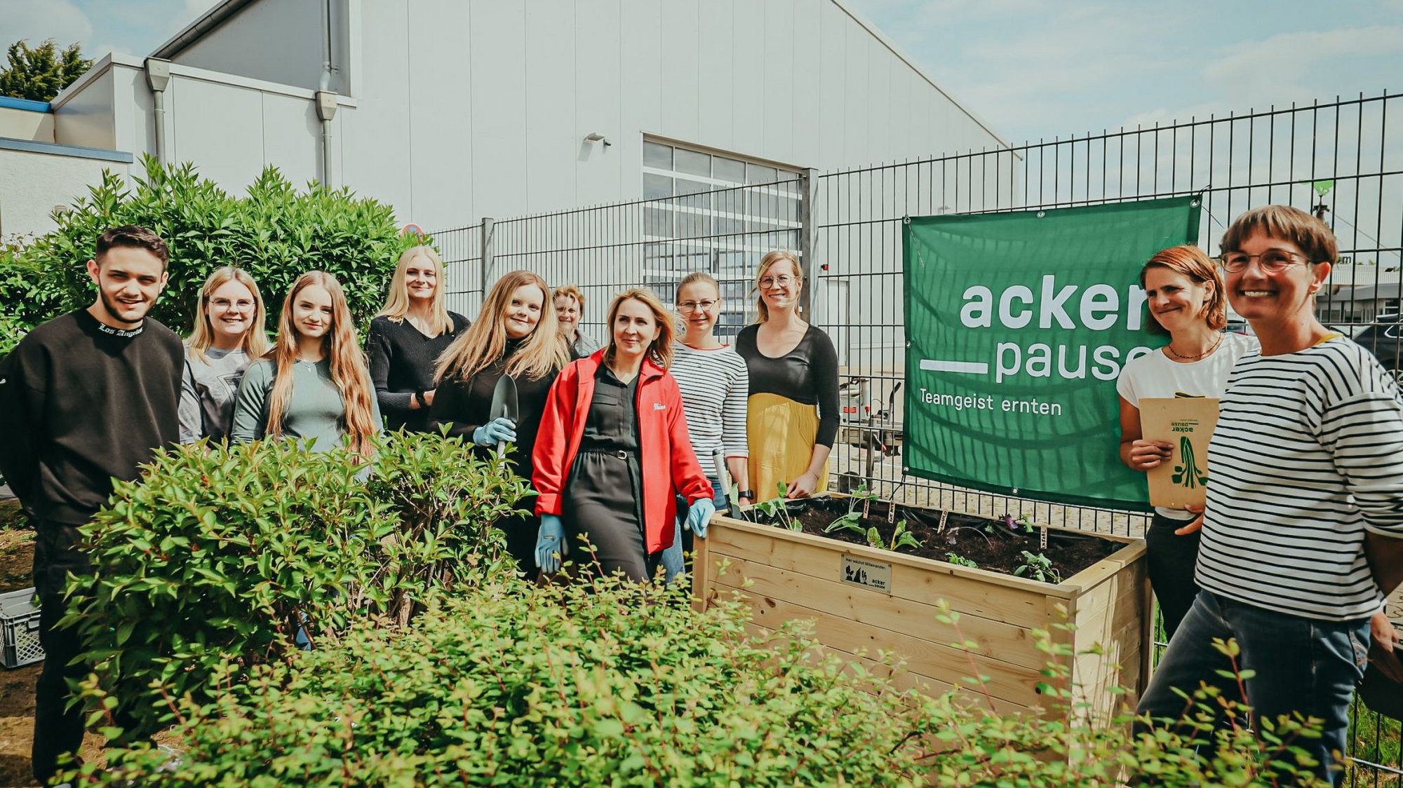 Office Gardening: Ackerpause-Projekt bei der Thieme