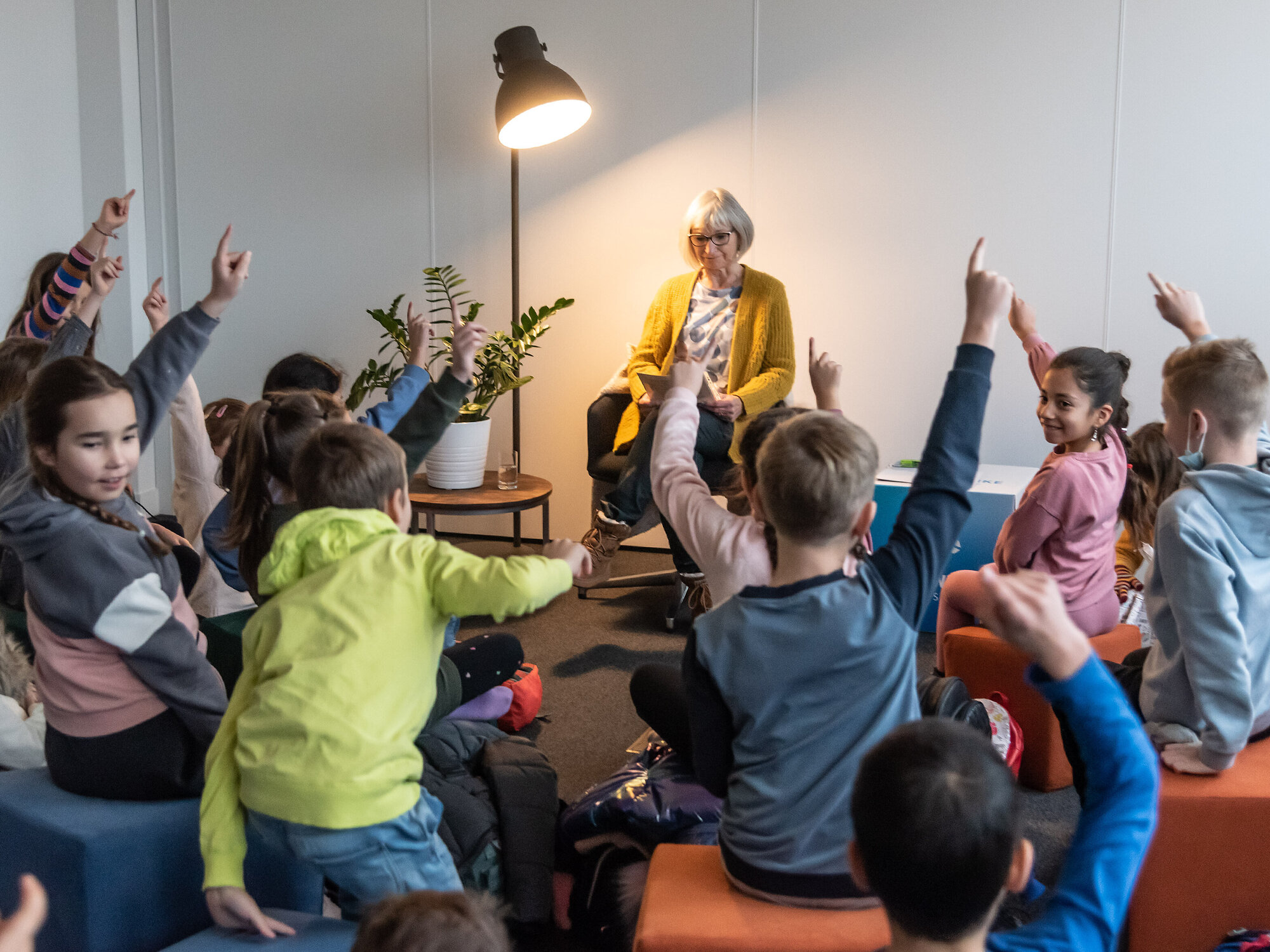 Vorlesetag am Wolfsburger Nordkopf: Schulkinder wurden viele tolle Geschichten vorgelesen.