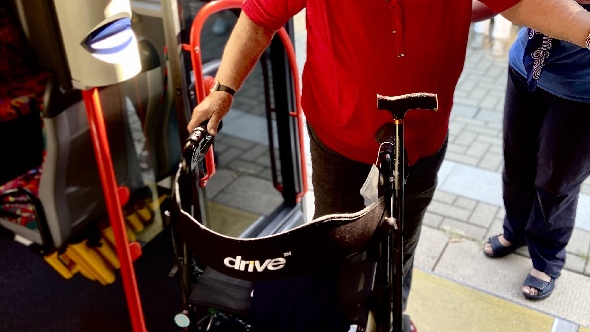 Rollatortraining der Diakonie und WVG im August 2022