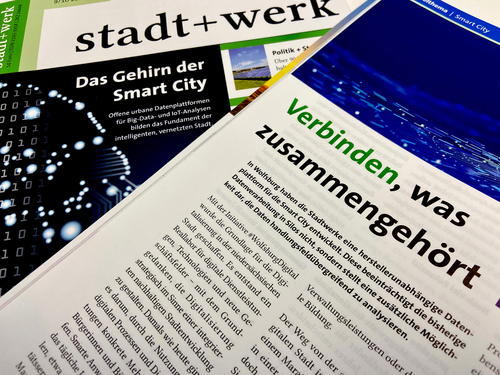 Zeitungsansicht stadt+werk