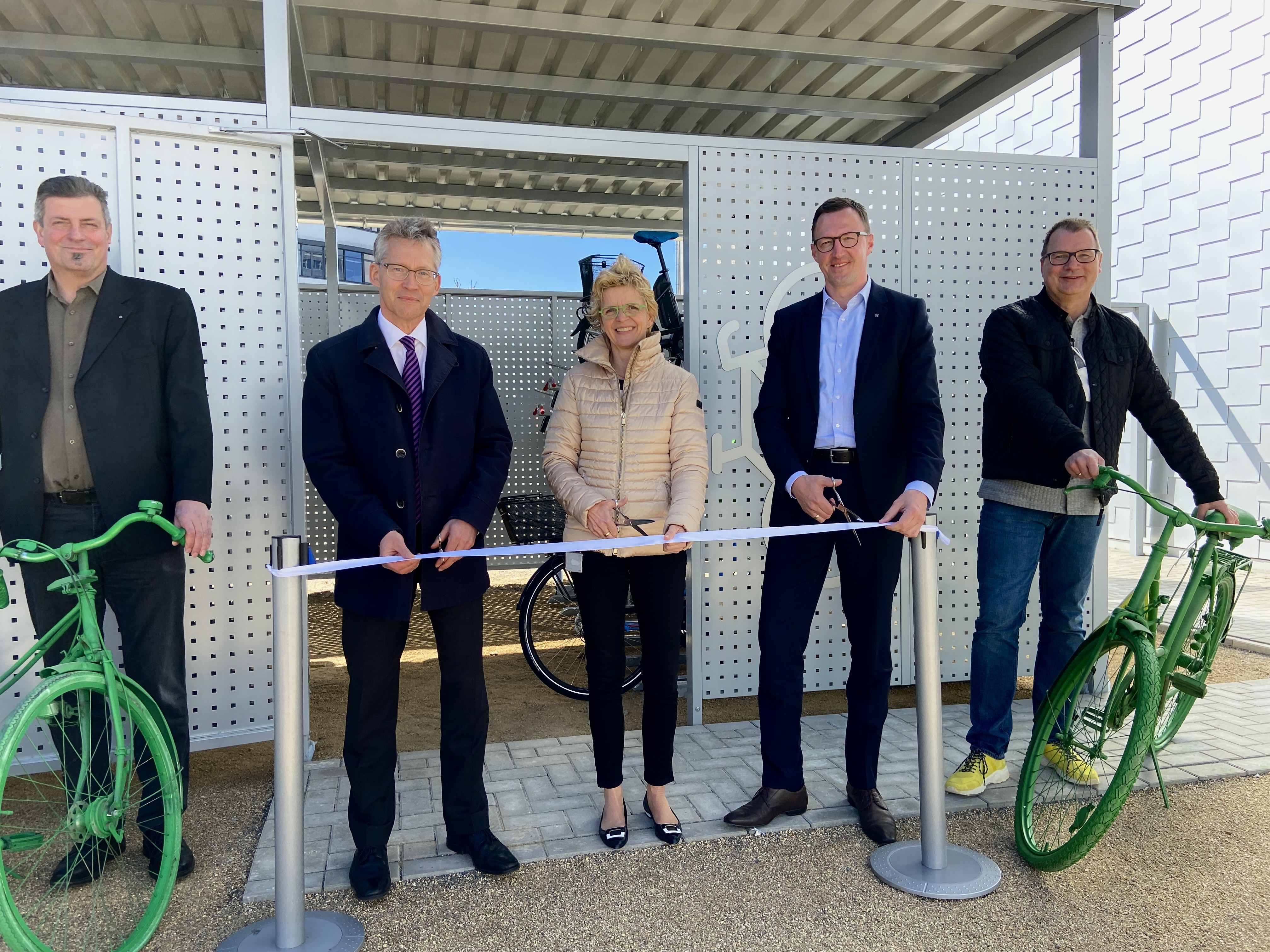 Eröffnung Fahrradunterstand